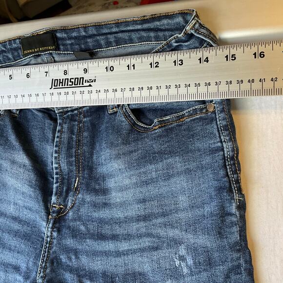 Jeans By Buffalo Women Skinny Jeans size 29 (8) Blue Mid Rise Stretch Boot Cut - Picture 2 of 12